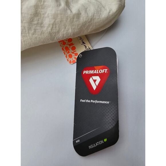 FP Movement Women's XS Off The Bleachers Coaches Jacket In Sea Salt NWT- Flawed - Picture 6 of 12